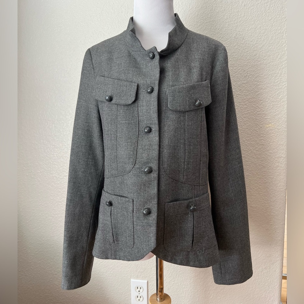 Snowflake Gray Blazer Jacket, L - image 1